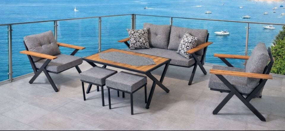 N Ayak Bahçe Oturma Takımı