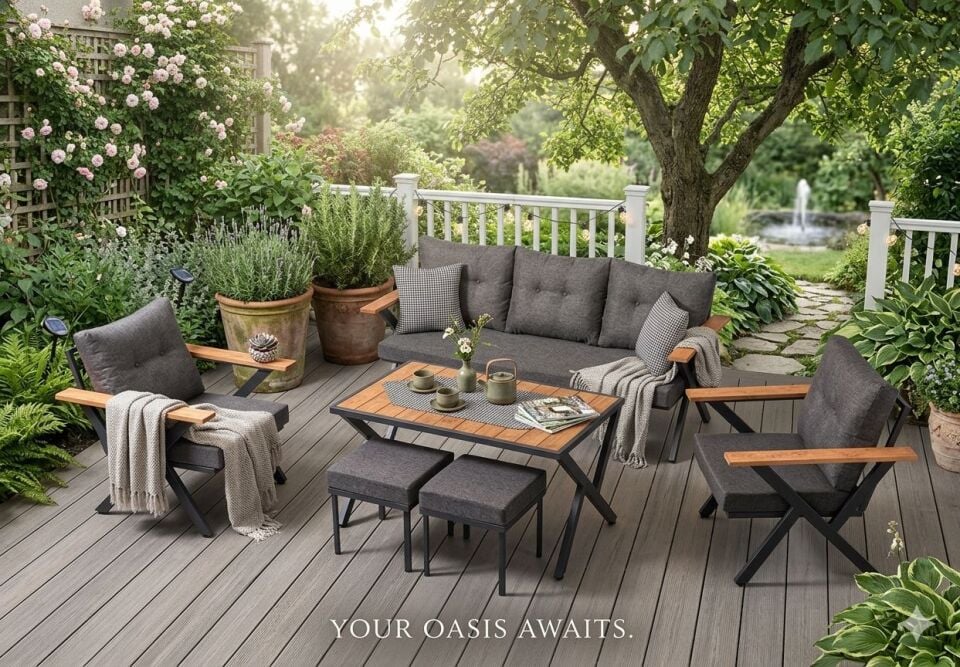 N Ayak Bahçe  Seti Large